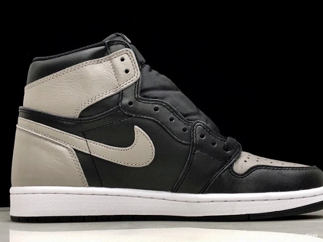 Rep Jordan Black 1 Shadow Air 555088-013 High Retro Grey OG 0709
